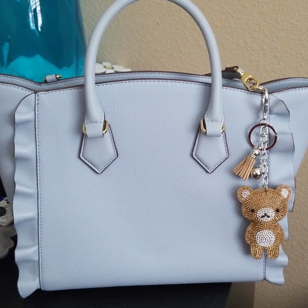 🎈SALE  Rhinestone Bear keychain purse charm